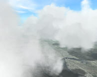Real-time clouds with shadows