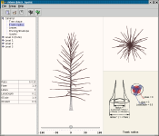 Screenshot of the Arbaro main window